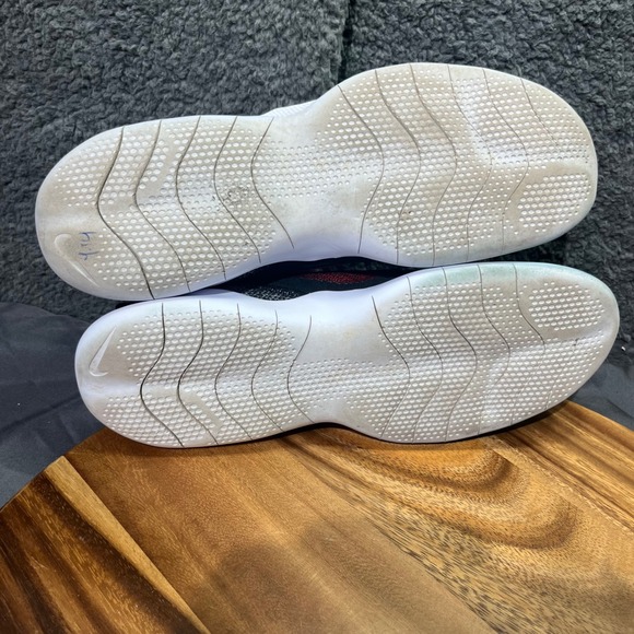 Nike Flex RN 2021 Mens Running Shoes Black Red Knit Lightweight Training Size 11 - Picture 11 of 12